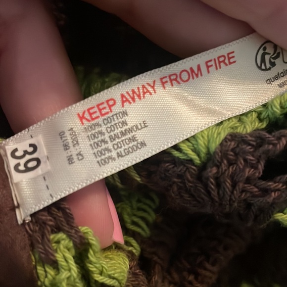 NWOT FREE PEOPLE Large Beach Cover up DONNI Sweater Set Crochet Skirt Crop Top - Picture 11 of 14